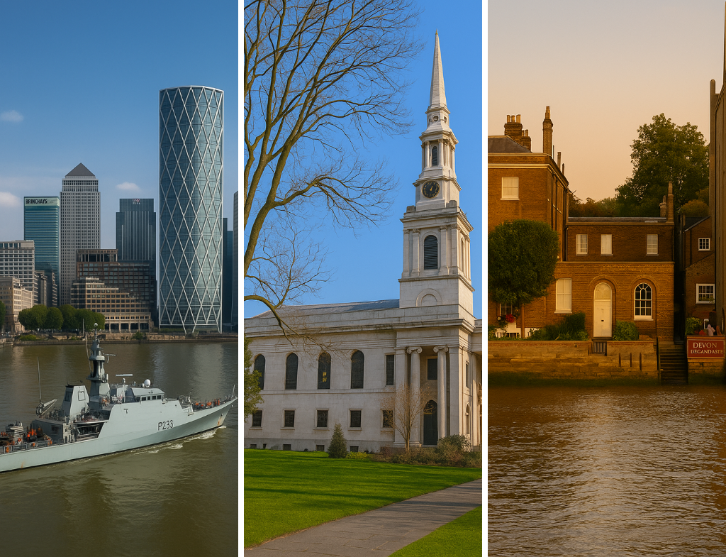 Canary Wharf, Poplar & Wapping