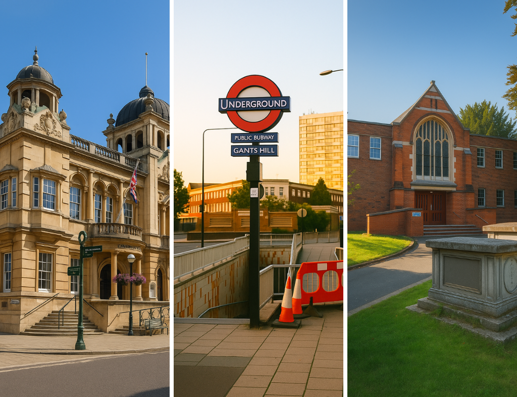 Ilford, Gants Hill & Woodford